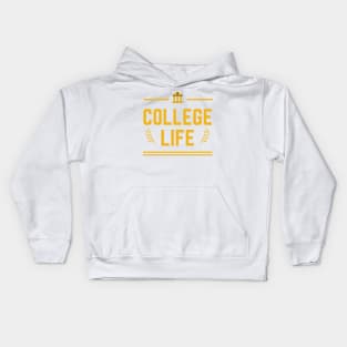 College Life: Where Dreams Take Flight Kids Hoodie